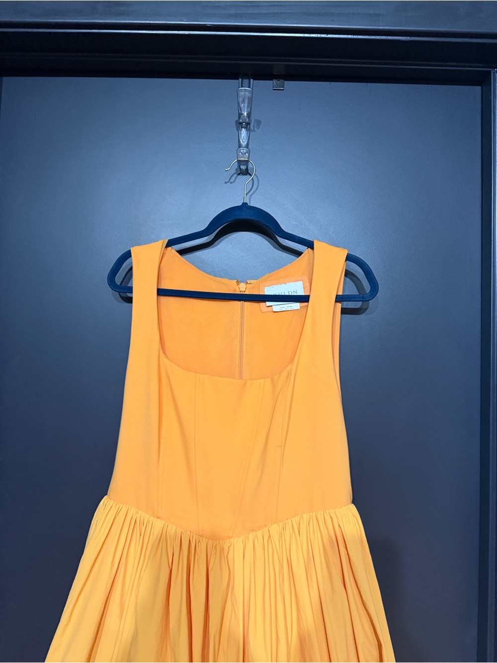 Anthropologie Vibrant Orange Maxi Dress - Picture 5 of 9